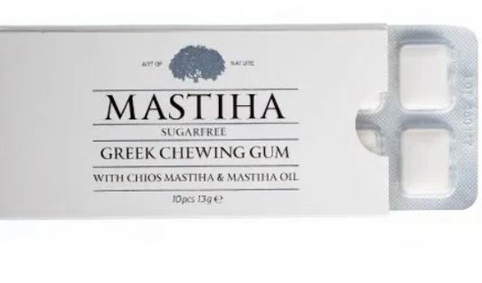 Mastiha Chewing Gum, Sugar free chewing gum with Mastiha (10 pcs, 13gr)